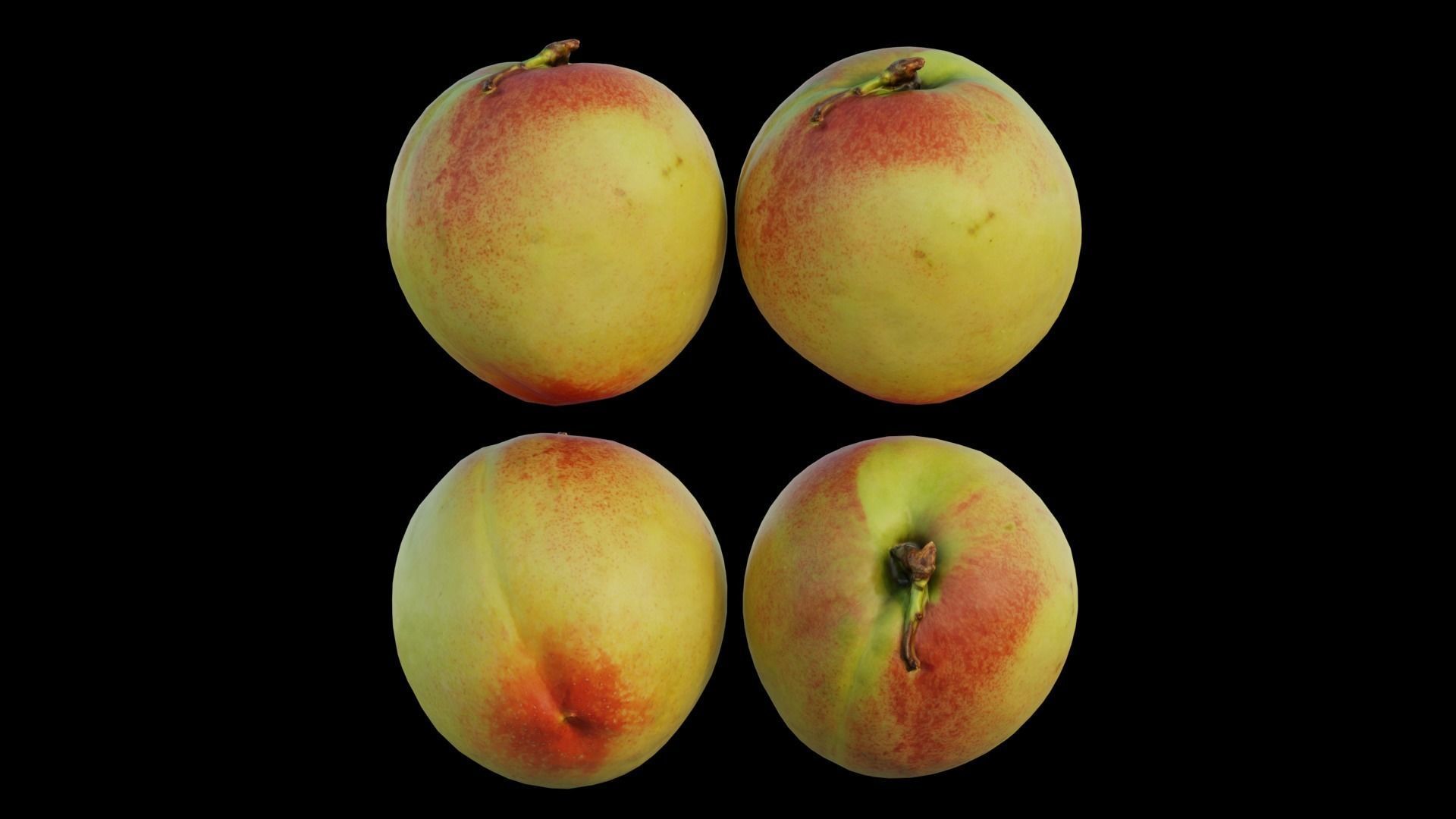 Peach 08 3D model_12