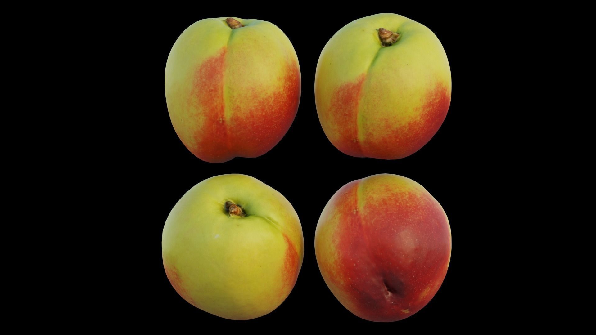 Peach 08 3D model_13