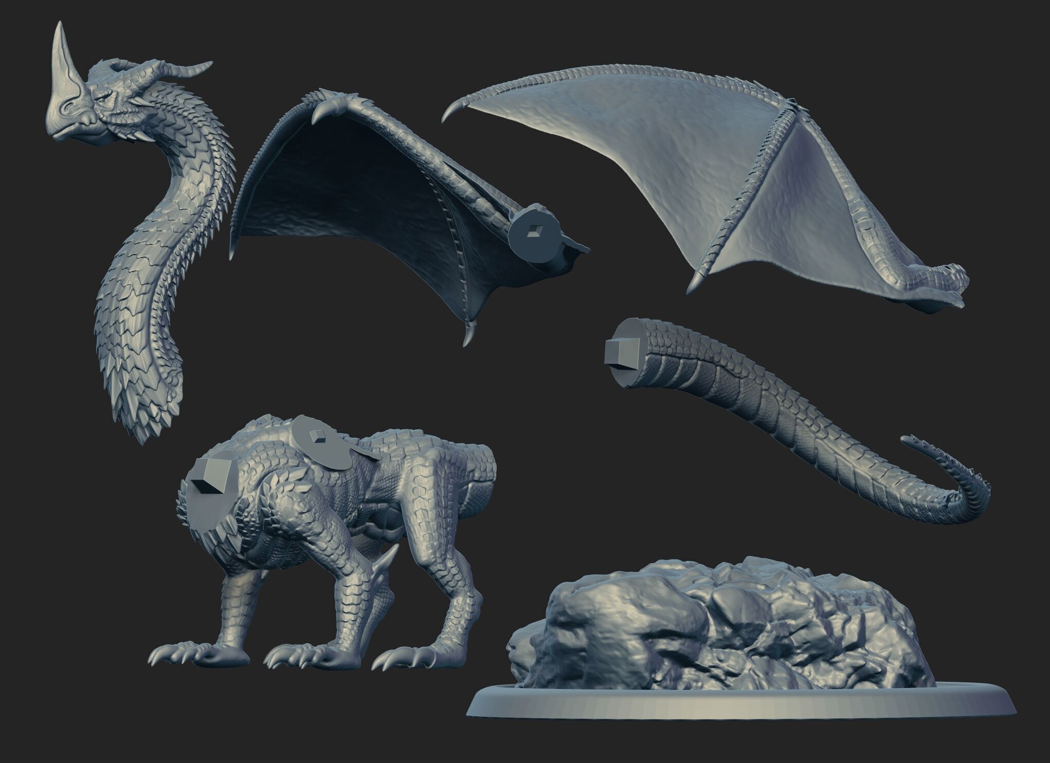 Valmierre The High Elder Dragon 3D print model_1