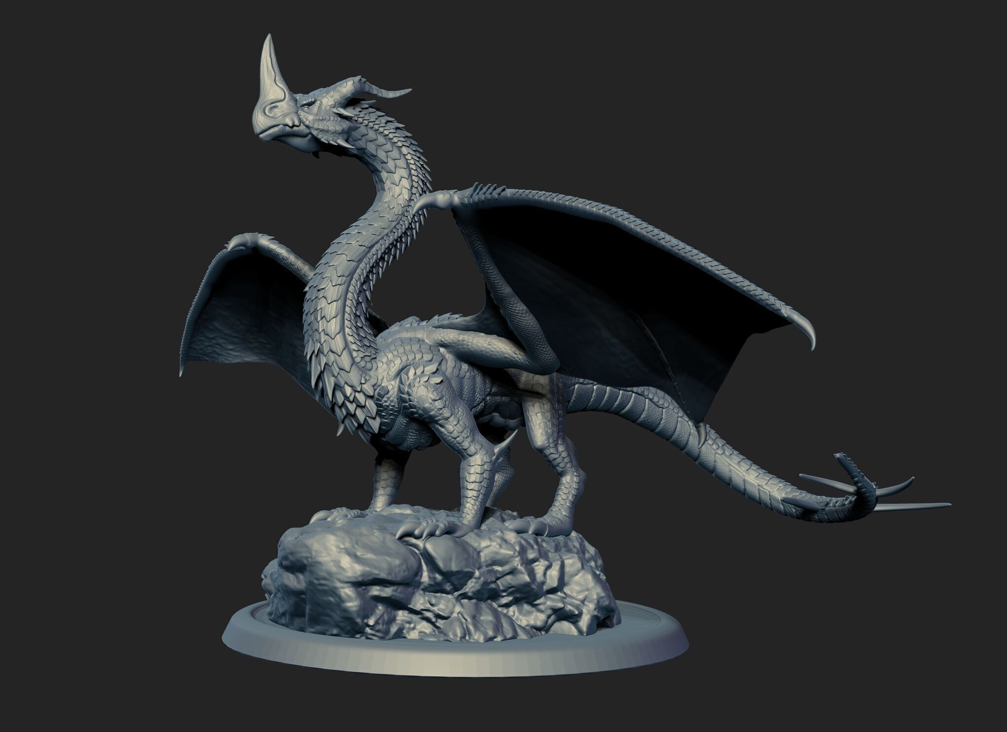 Valmierre The High Elder Dragon 3D print model_3