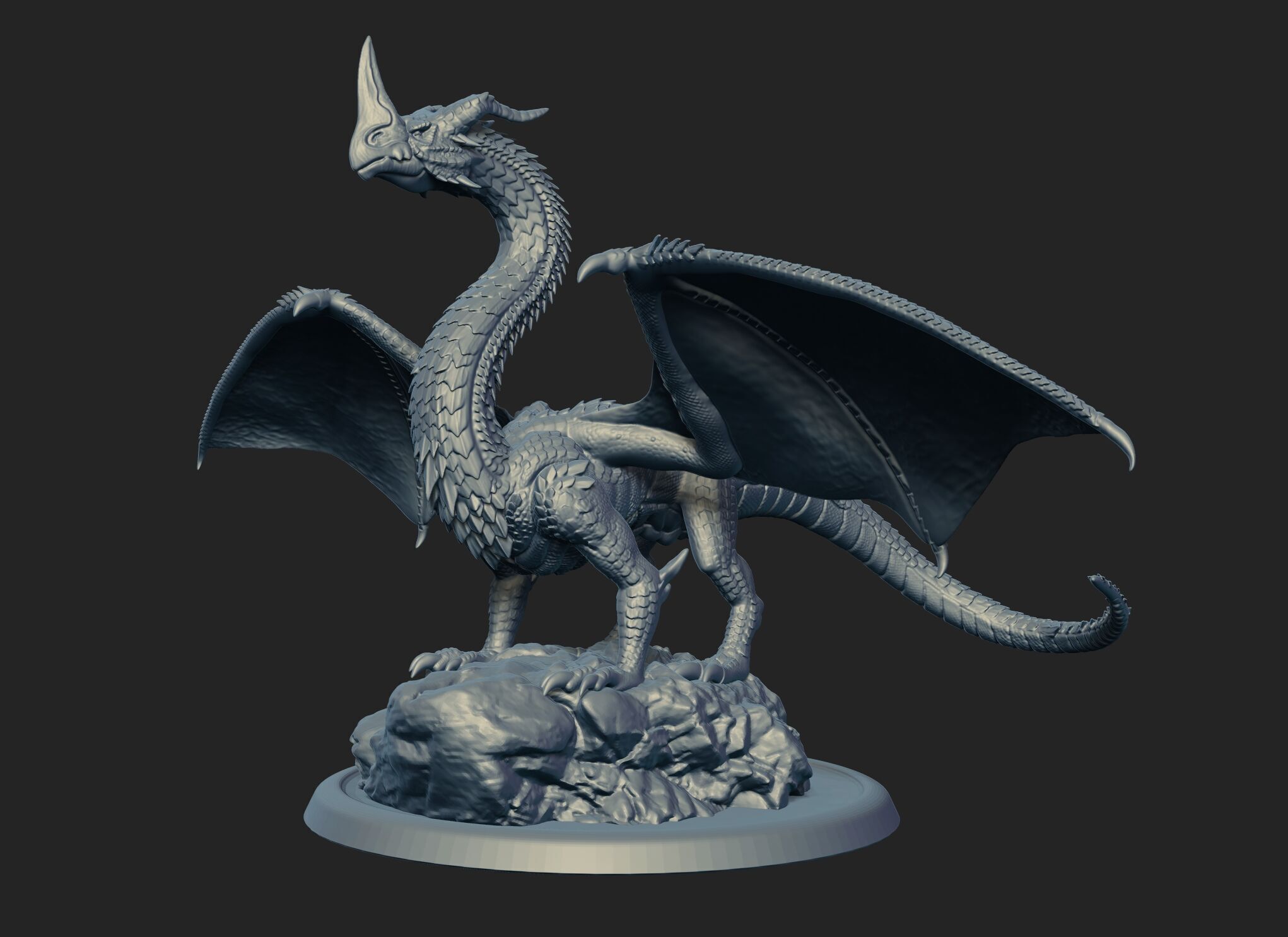Valmierre The High Elder Dragon 3D print model_6