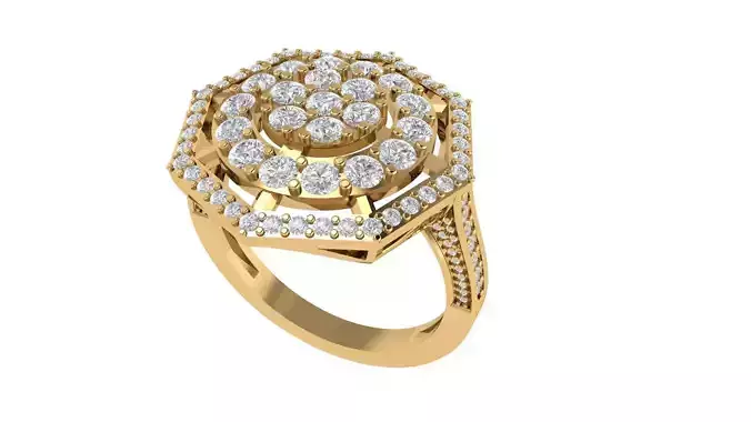 Round ring for women 18k approx