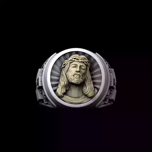 Finger Ring with Jesus 2