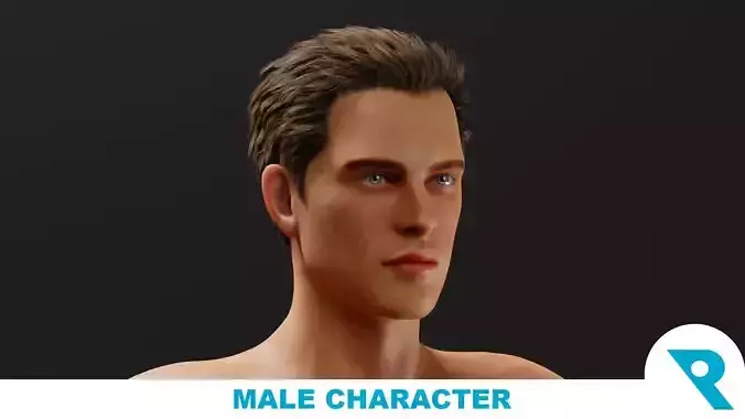 Realistic Male Character - Geeno 3D model