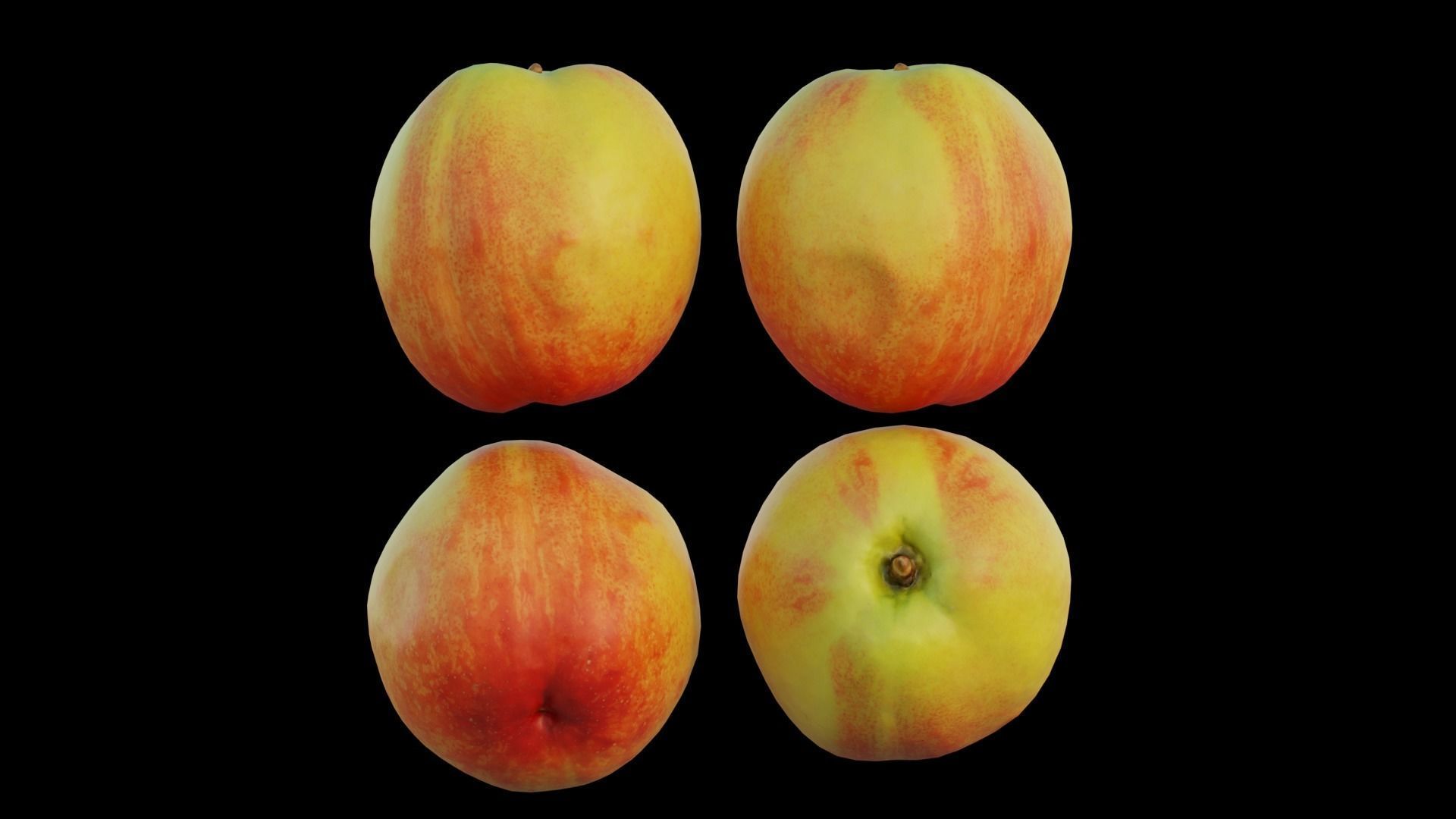 peach 10 3D model_11