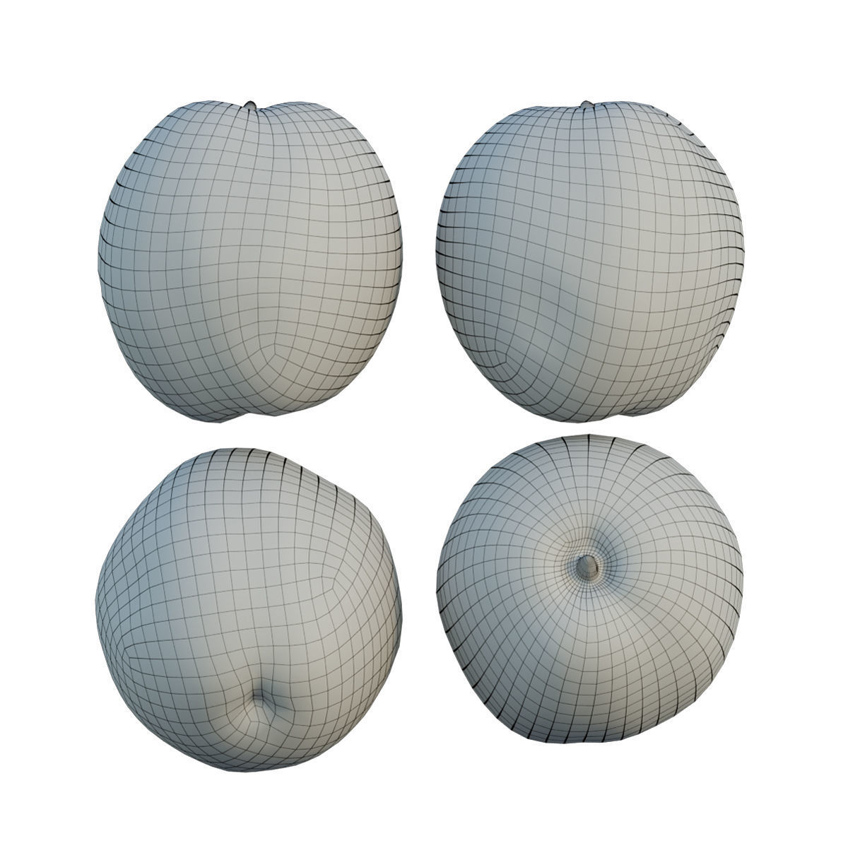 peach 10 3D model_5