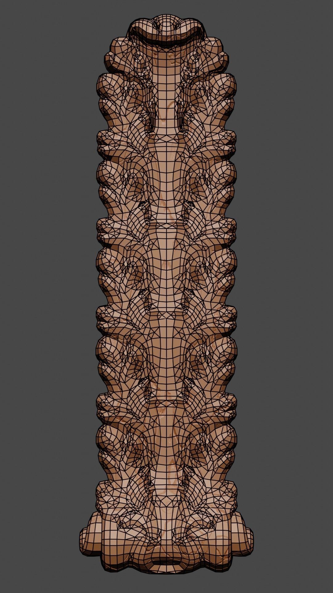 Floral Ornamental Leaf 3D model_1