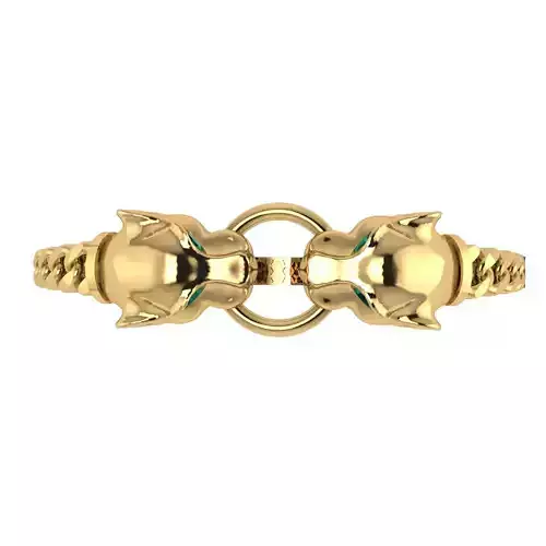 Panther bracelet 3D printable for gold and silver