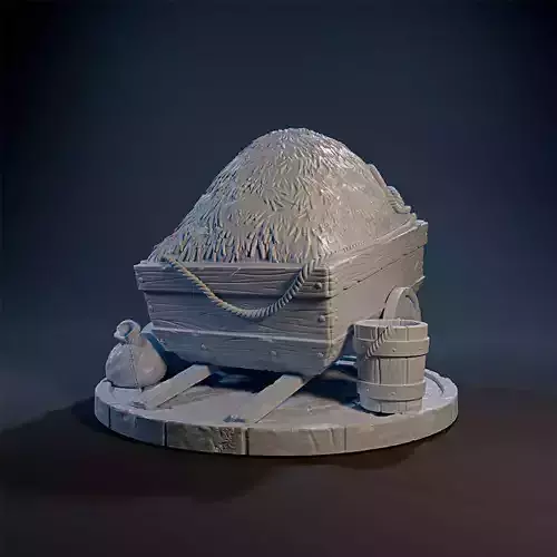 Hay Cart 3D Print 60mm 32mm