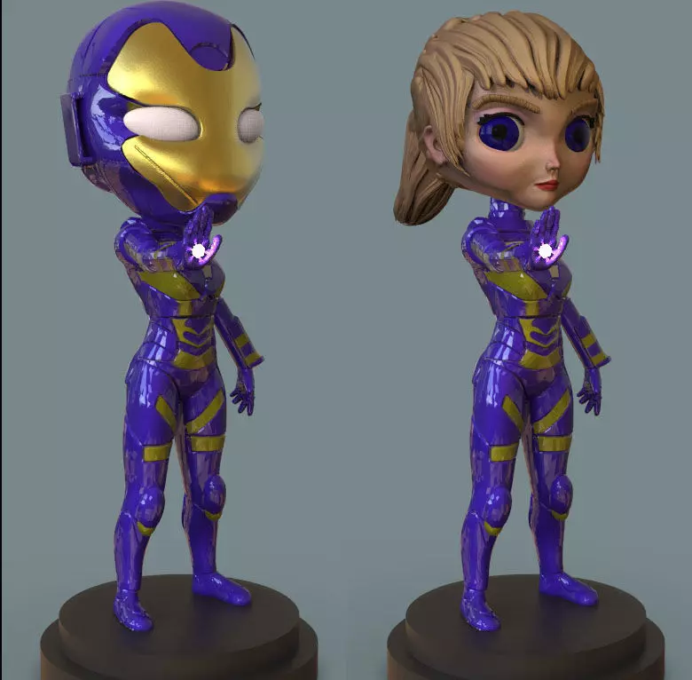 Iron Woman Pepper Potts 3D print model