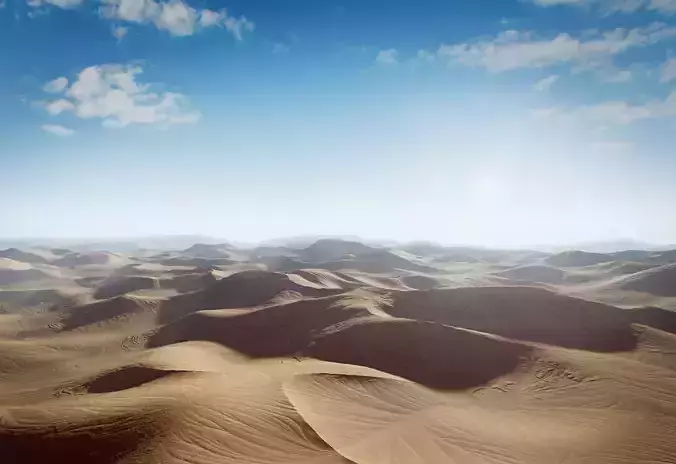 Desert Low-poly 3D model