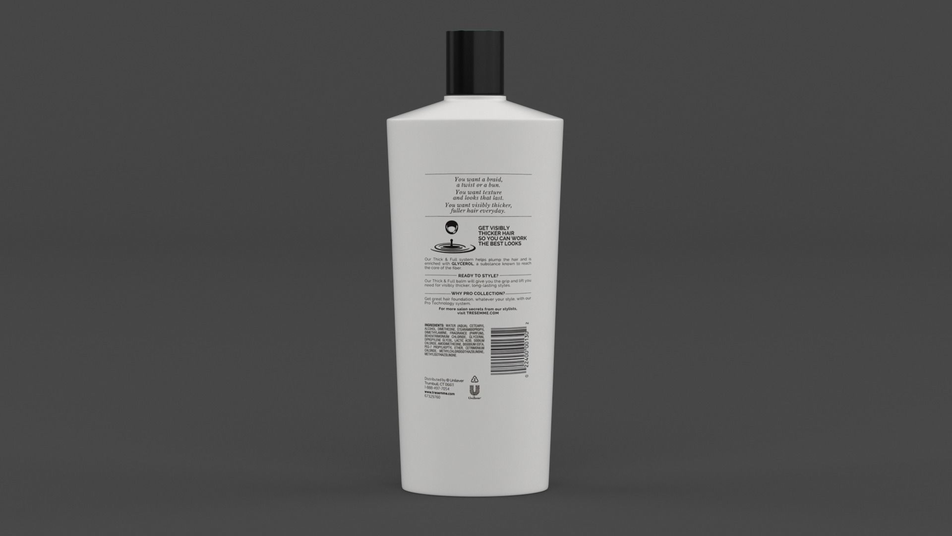 TRESemme Conditioner 3D model_5