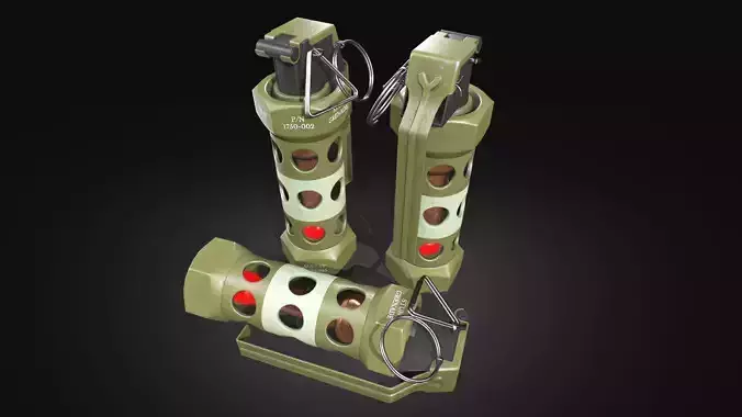 M84 Stun Grenade GameReady lowpoly asset
