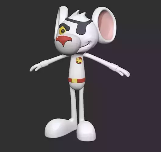 Danger Mouse 3D print model