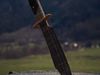 Low poly and high poly scene prop hunting knife Low-poly 3D model_1