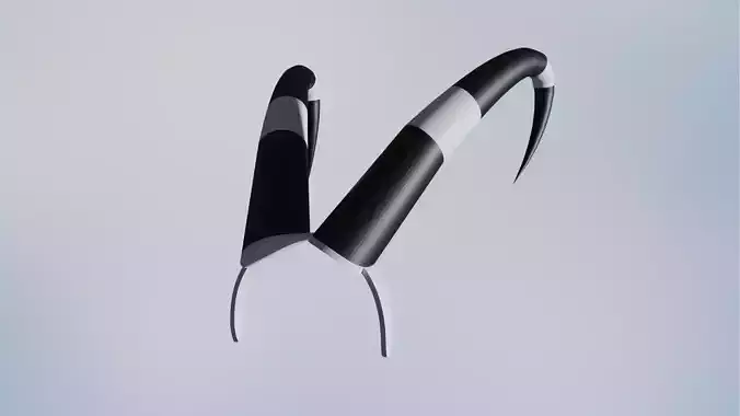 Helluva Boss - Blitzos horns 3D print model 3D print model
