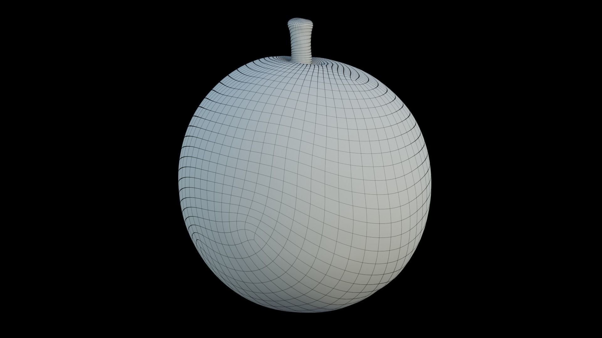 Pear shaped pyrifrom melon 3D model_7