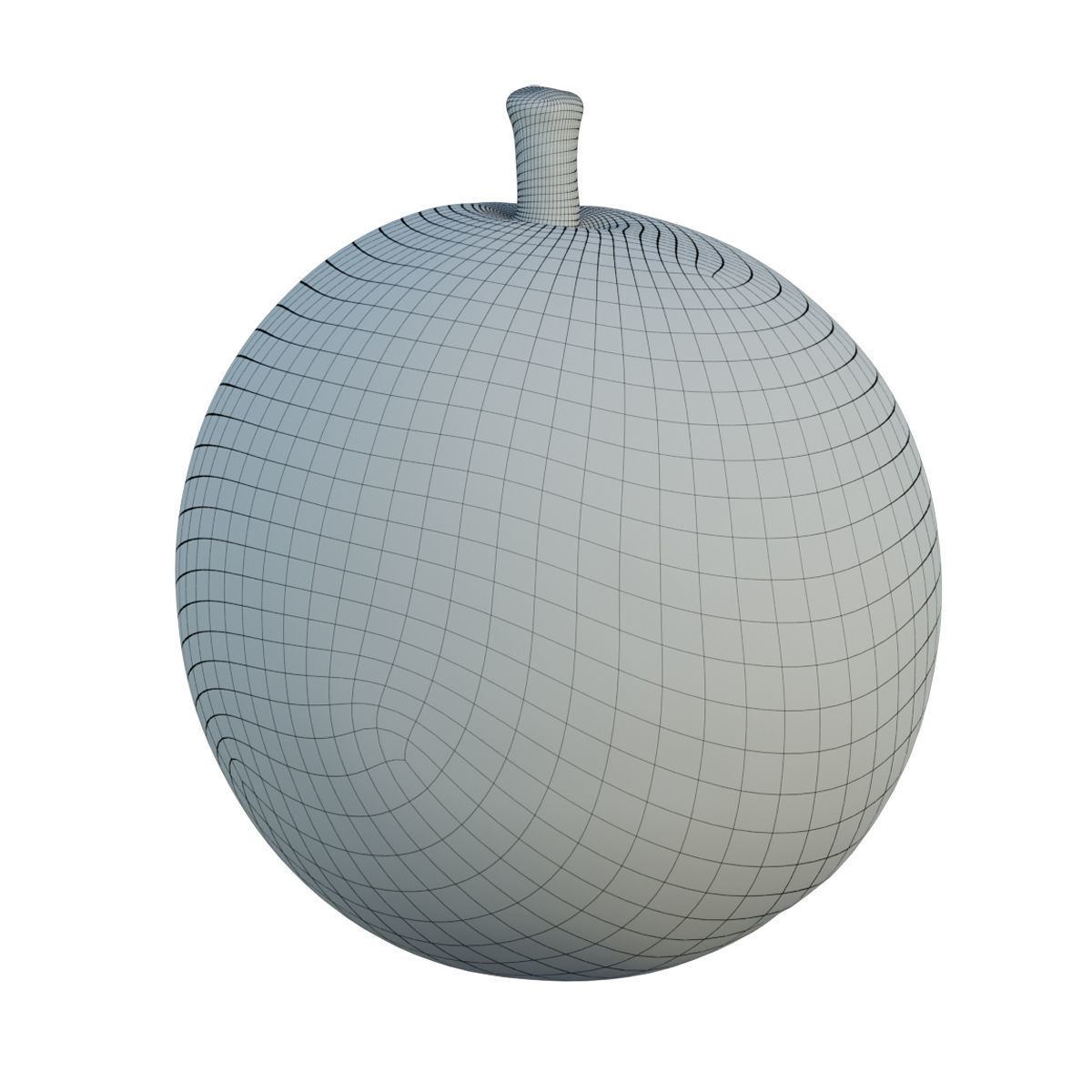 Pear shaped pyrifrom melon 3D model_5