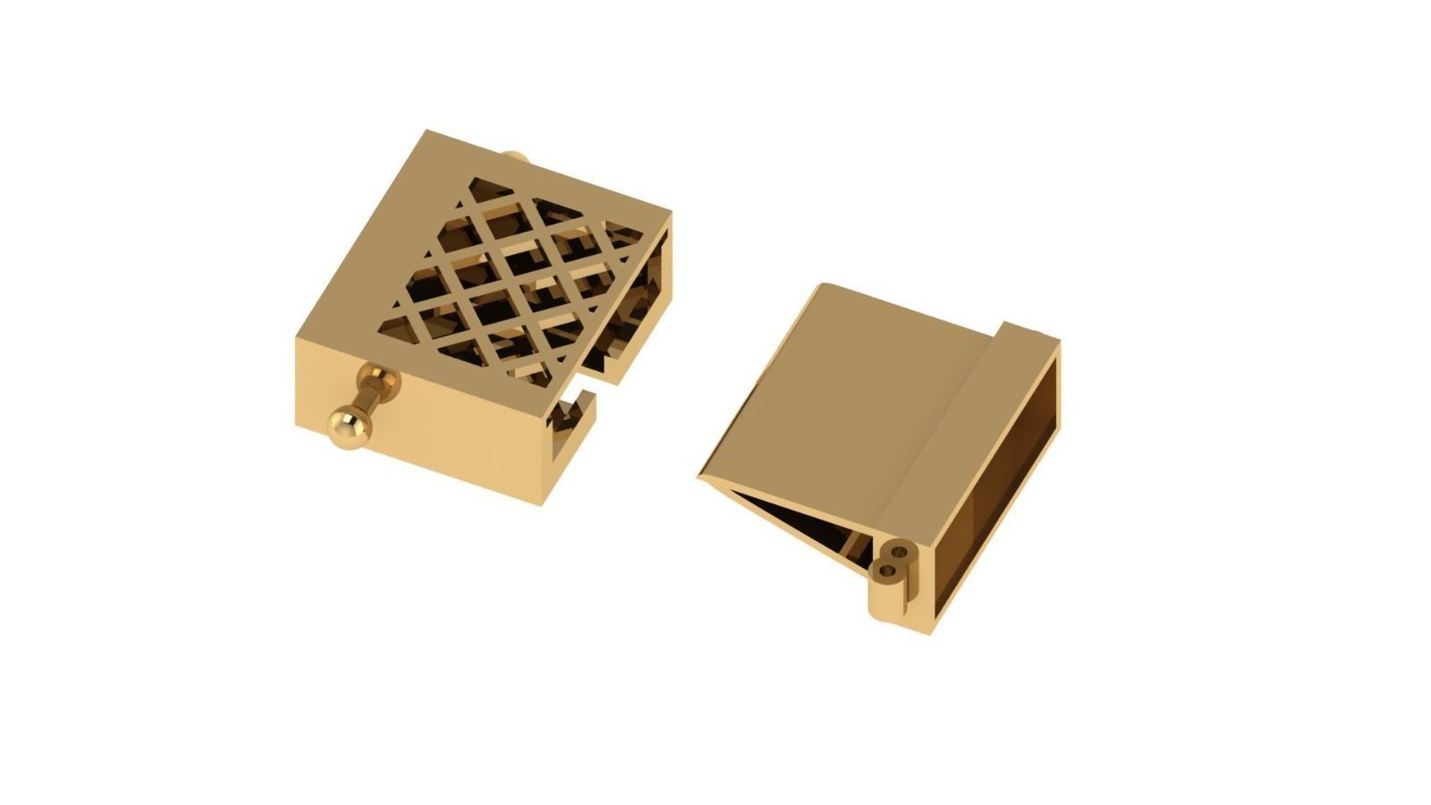 Braclet lock 3D model_5