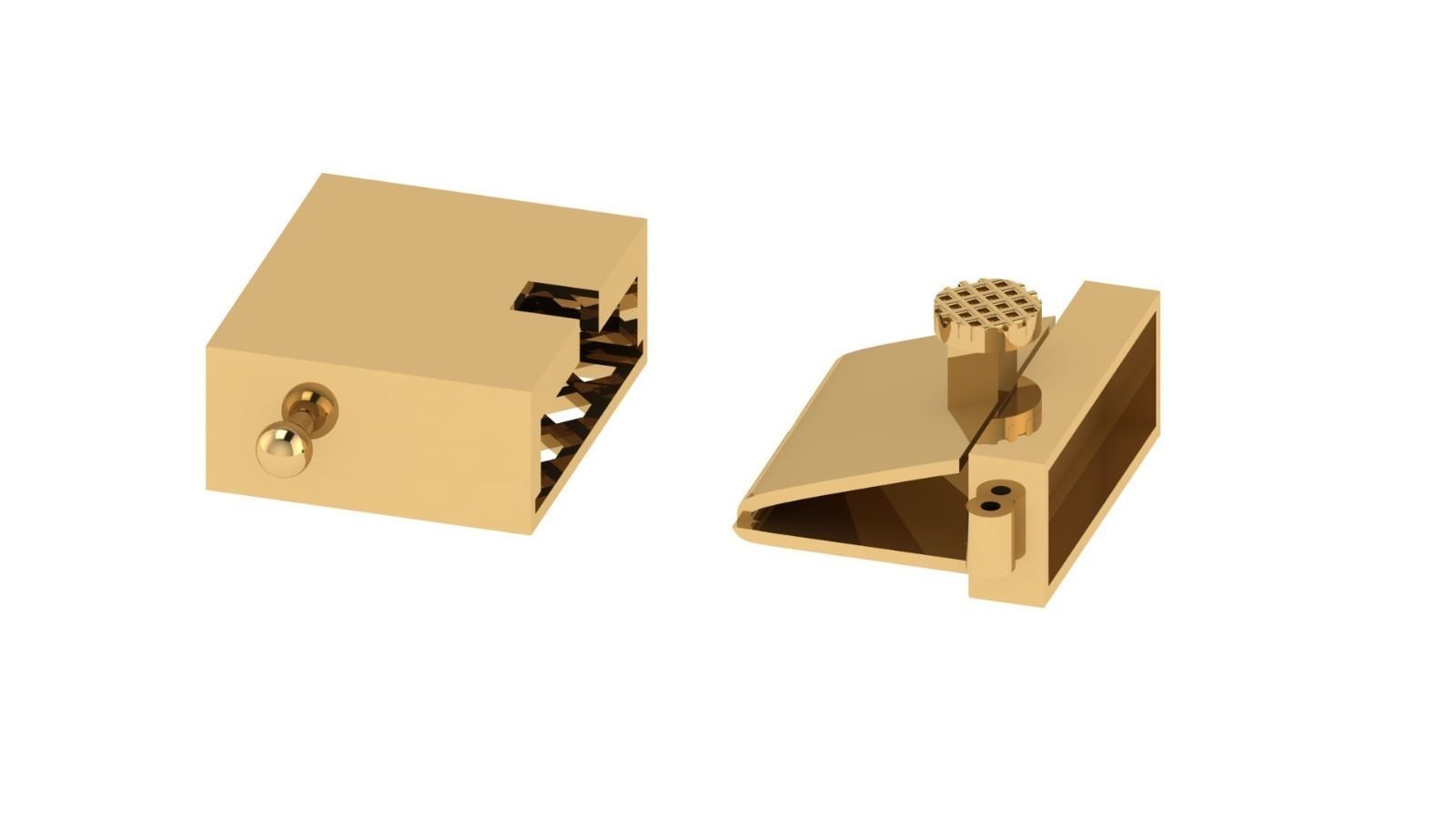 Braclet lock 3D model_3