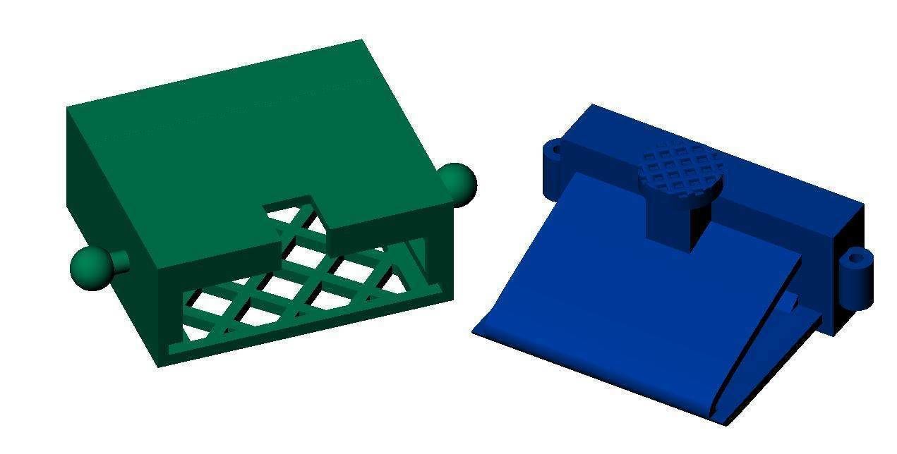 Braclet lock 3D model_1