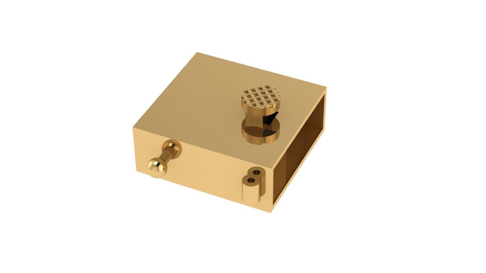 Braclet lock 3D model_4