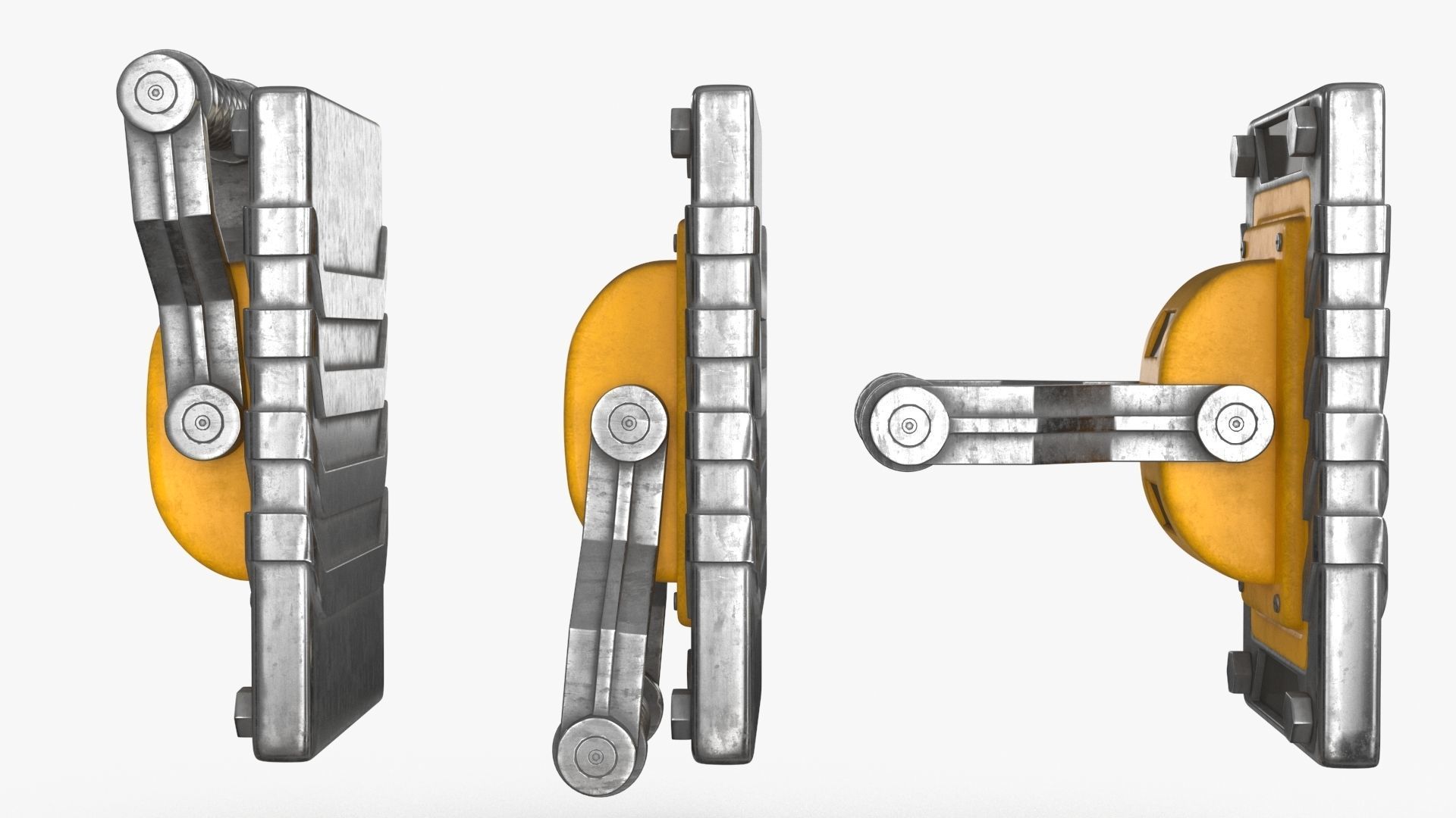 Industrial Power Switch Low-poly 3D model_11