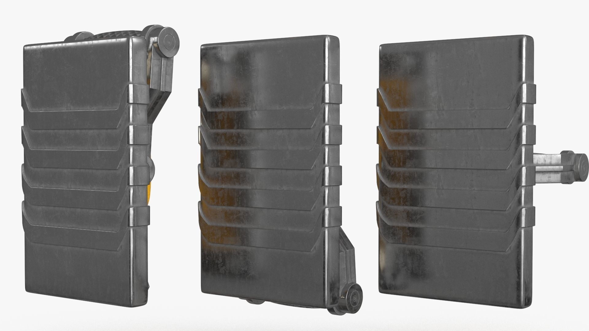 Industrial Power Switch Low-poly 3D model_9