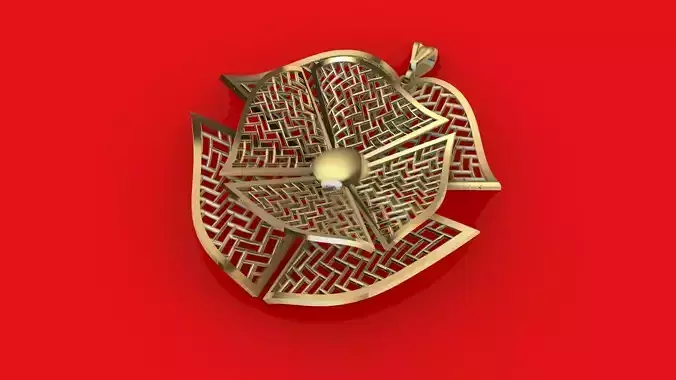 geometric jali pendant stl verified 3D print model