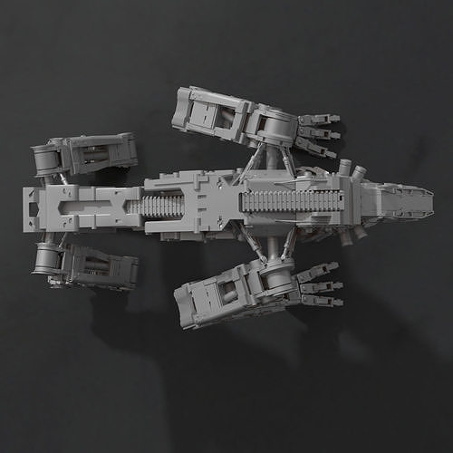 Ironhound futuristic robot 3D print model
