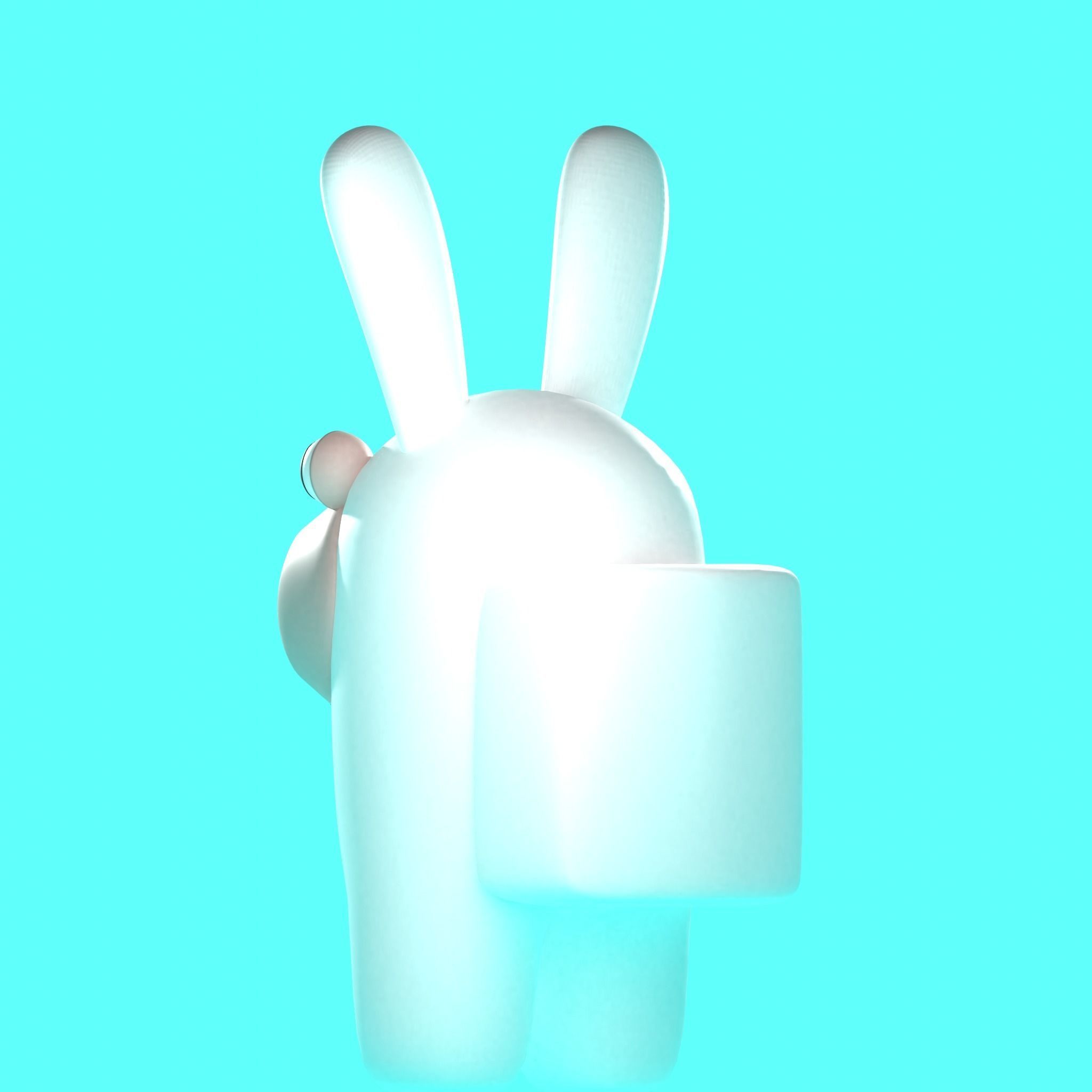 Rabbids Among Us Figure 3D print model_5