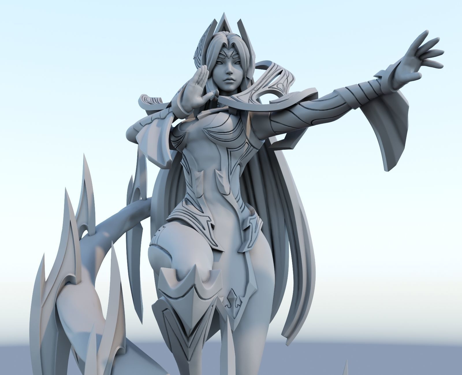 irelia 3D Print Model from League of Legends 3D print model_4