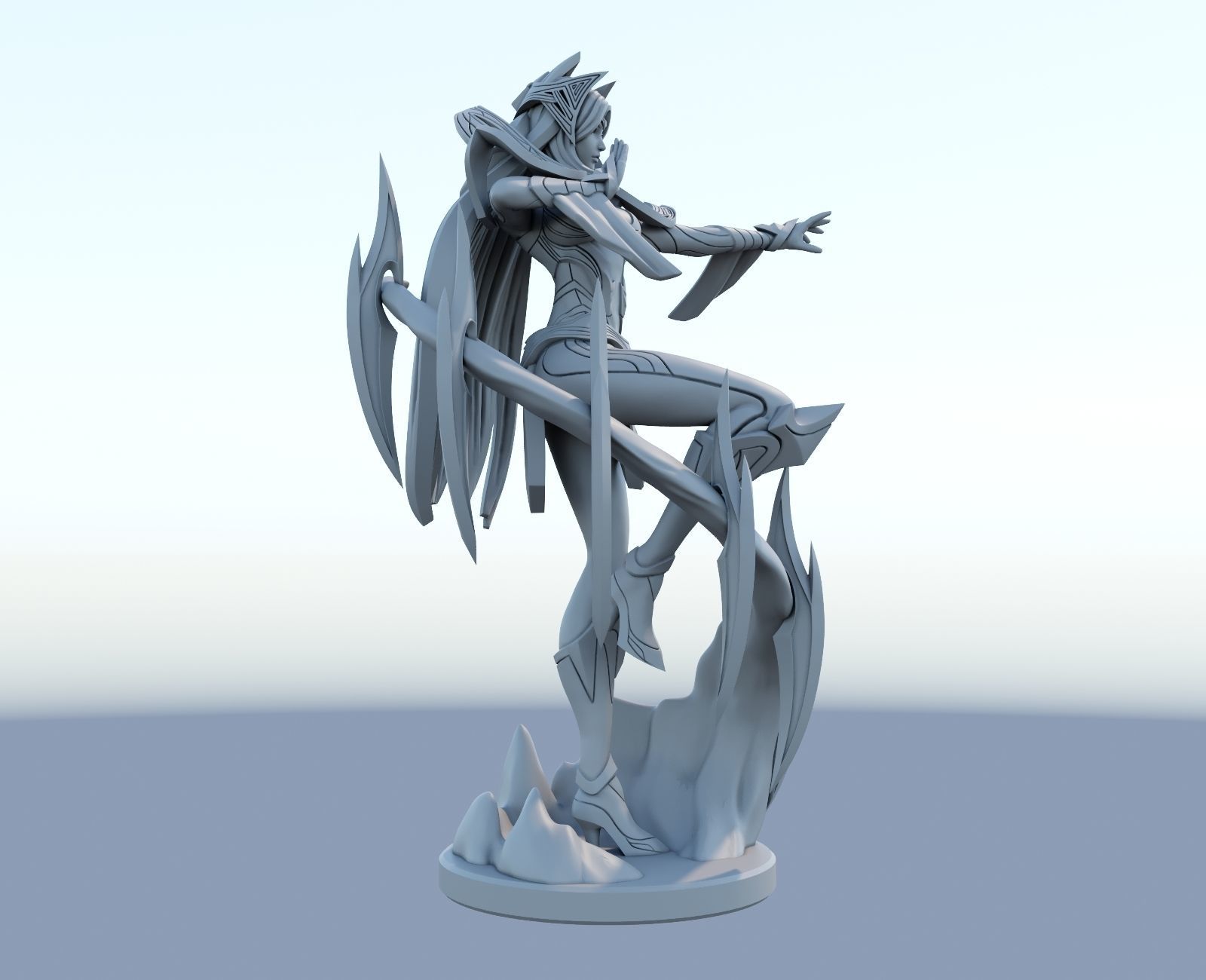 irelia 3D Print Model from League of Legends 3D print model_12