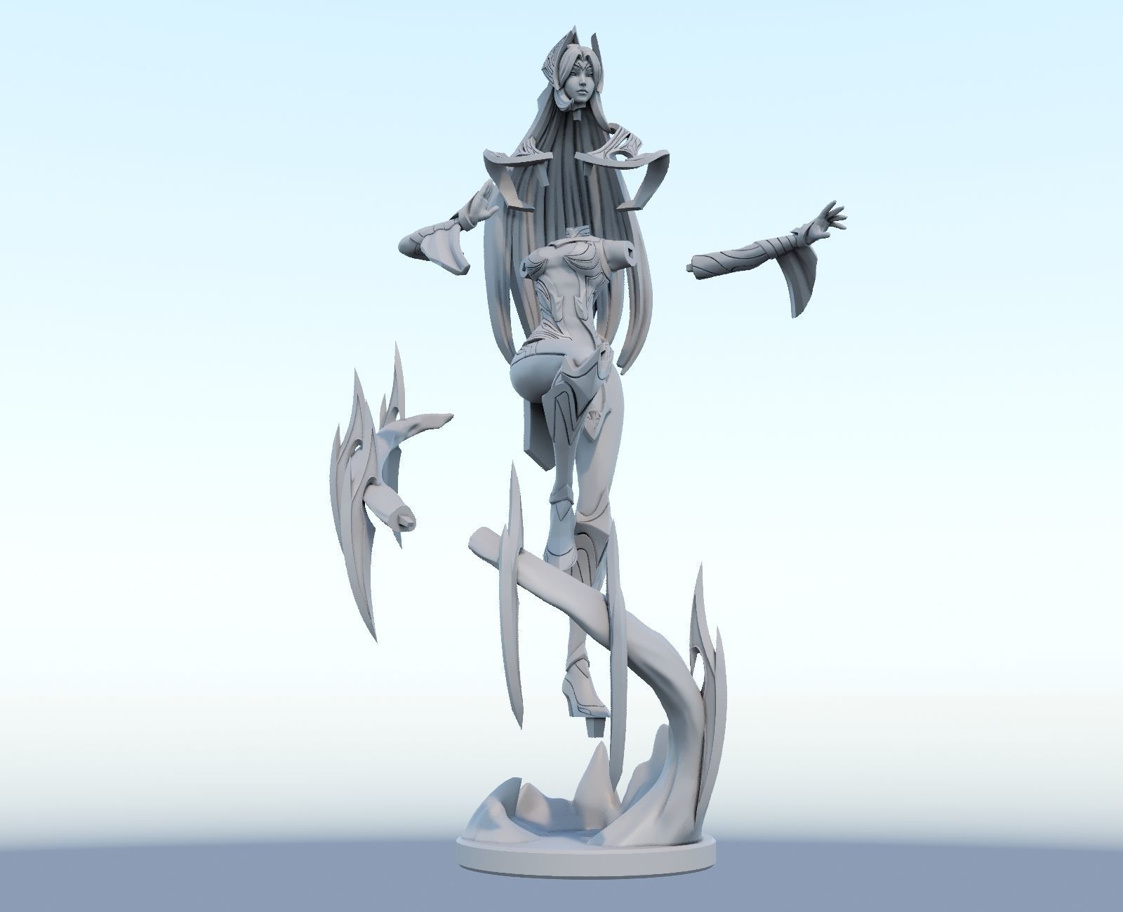 irelia 3D Print Model from League of Legends 3D print model_6