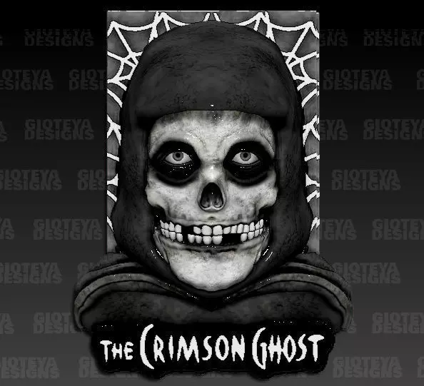 The Crimson Ghost 1946 3D model_0