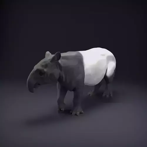 Malayan Tapir for 3D Printing