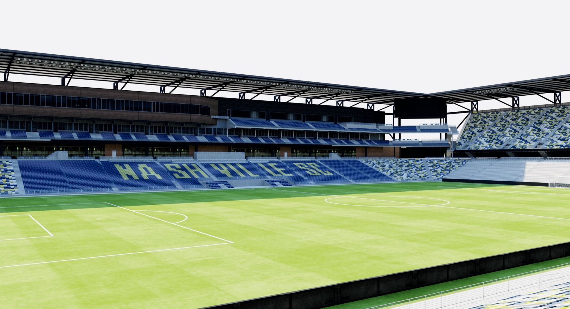 Geodis Park - Nashville - USA 3D model_9