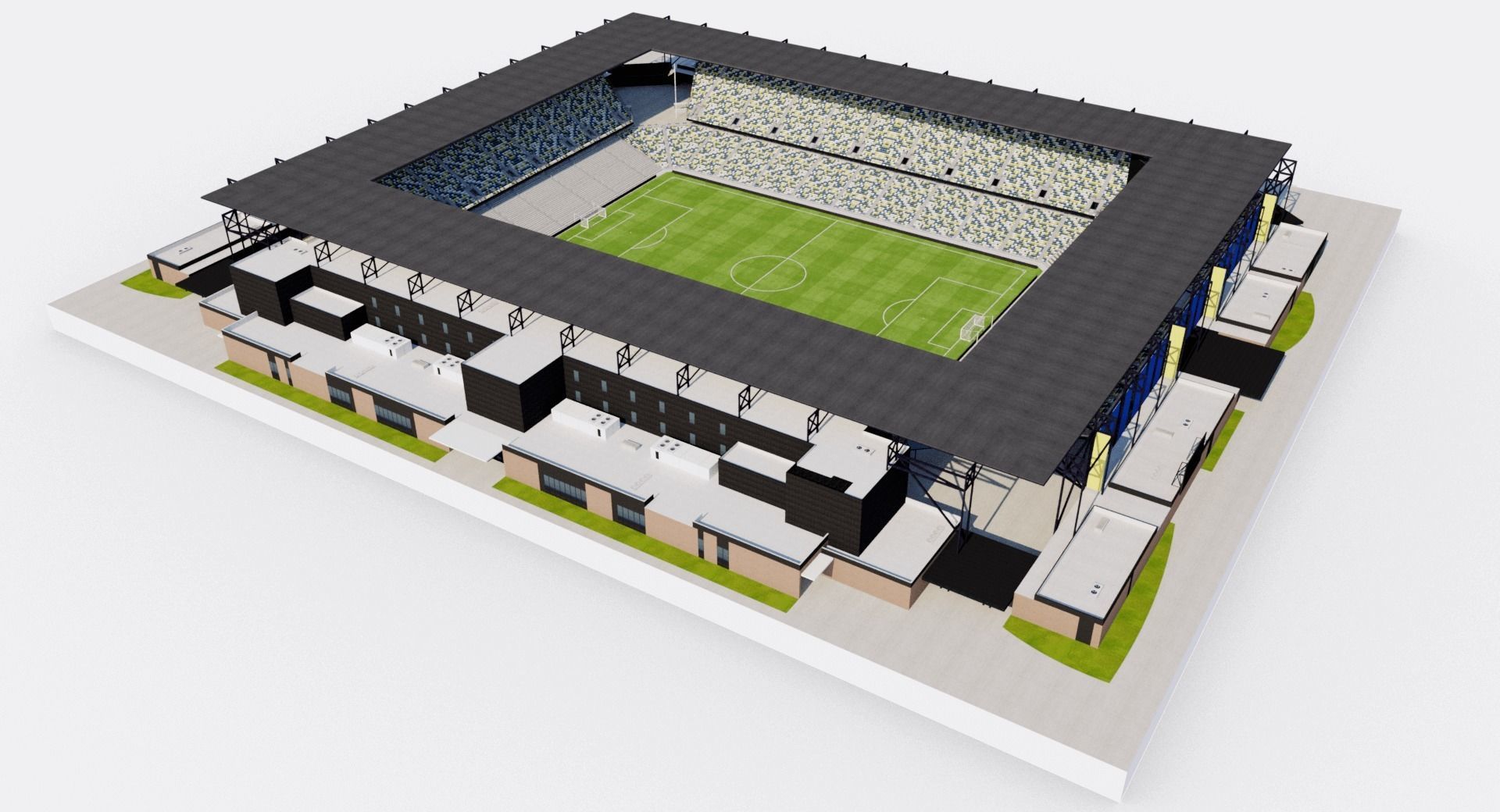 Geodis Park - Nashville - USA 3D model_5