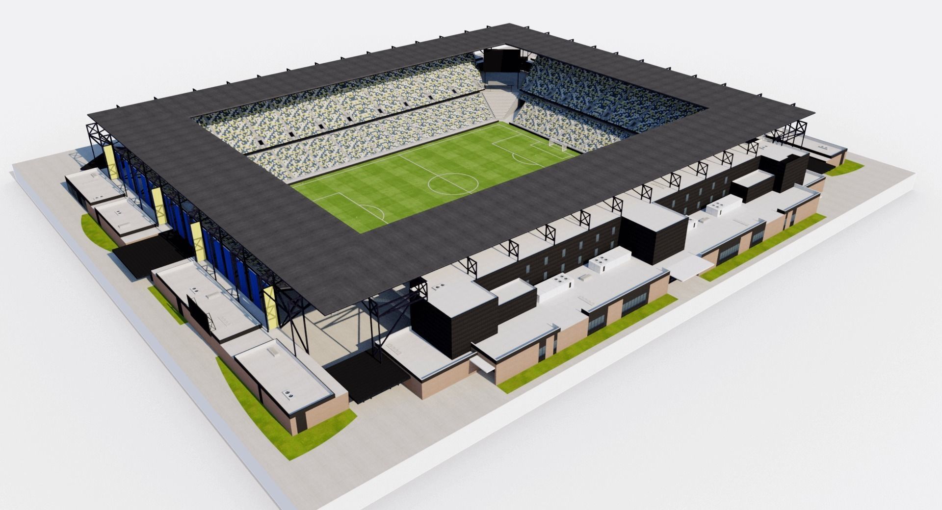 Geodis Park - Nashville - USA 3D model_8