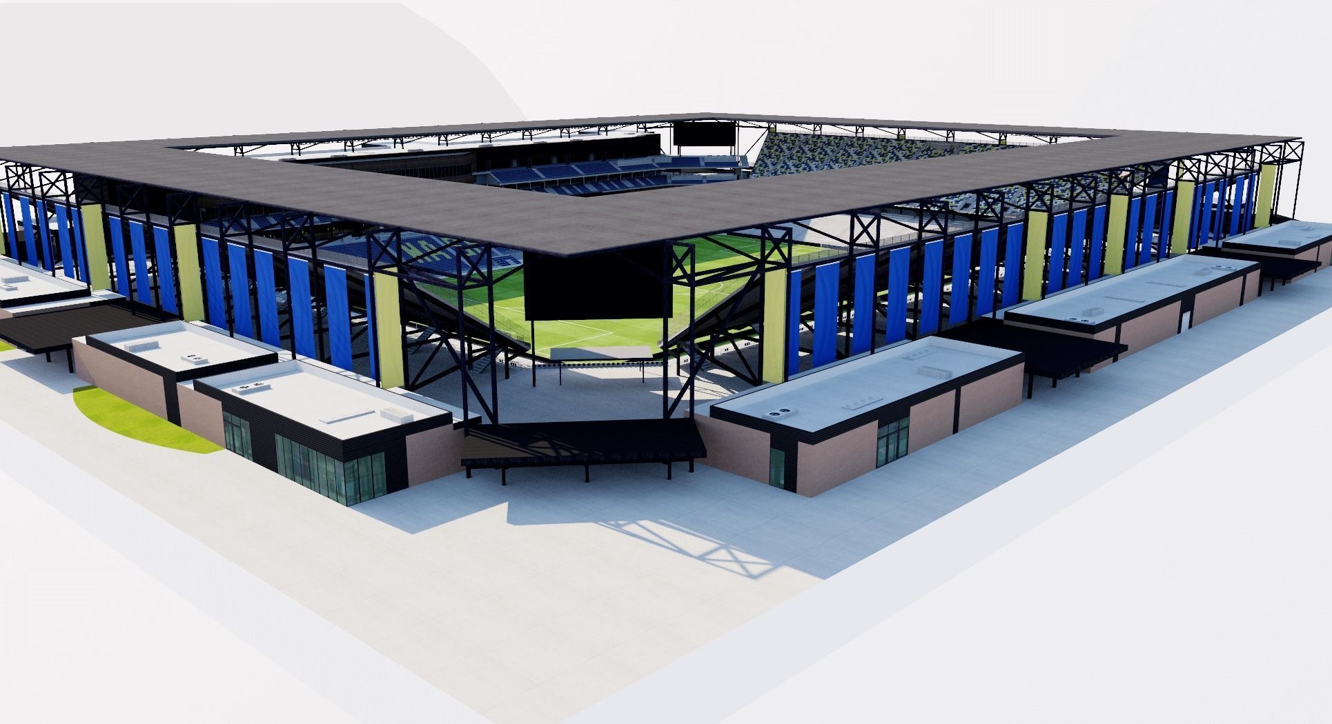 Geodis Park - Nashville - USA 3D model_6
