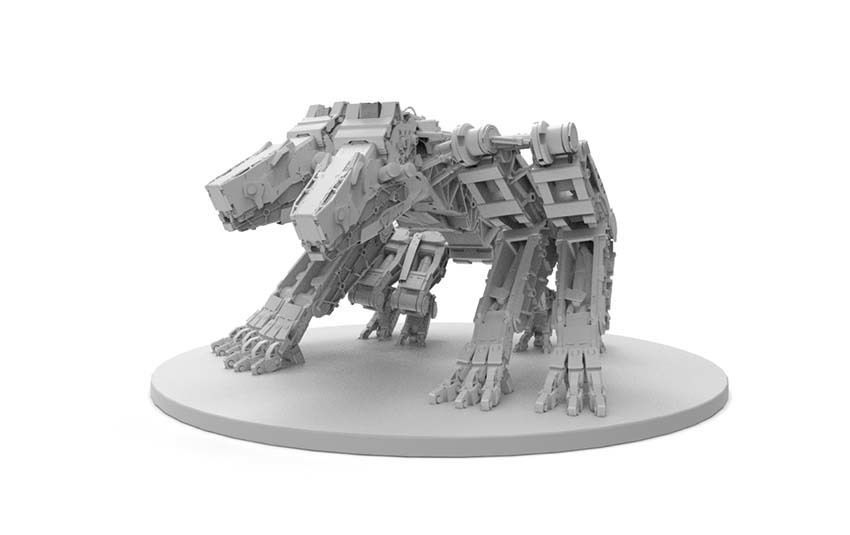 Ironhound Nightmare 3D print model_1