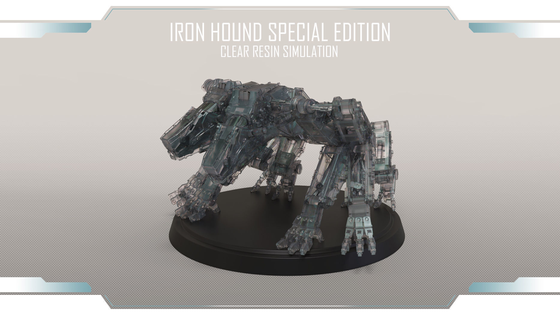 Ironhound Nightmare 3D print model_4