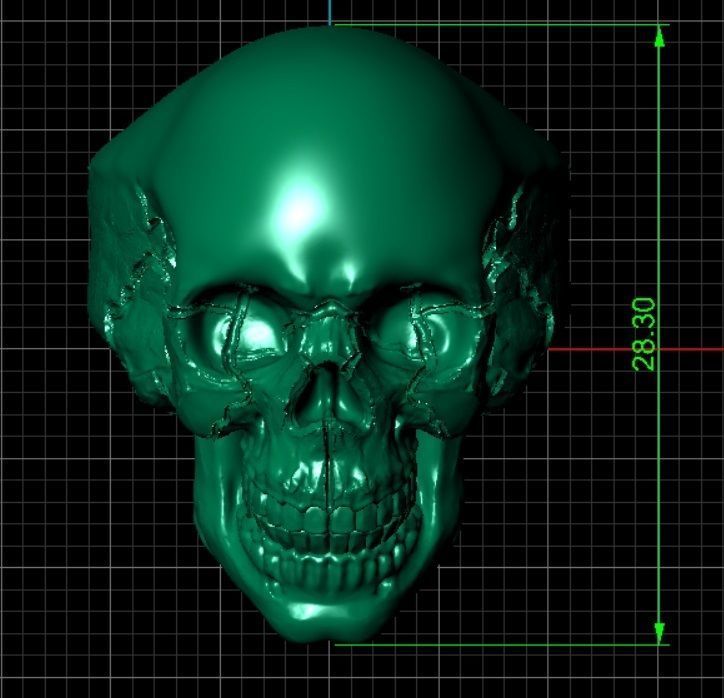 Skull Ring - Anillo Calavera 3D print model_14