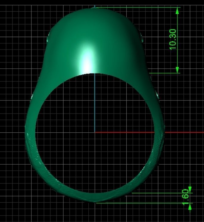 Skull Ring - Anillo Calavera 3D print model_15