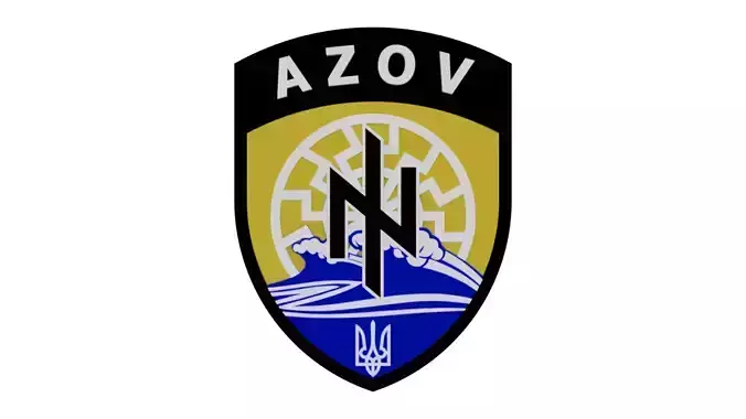 Emblem of the Azov Battalion 3D print model