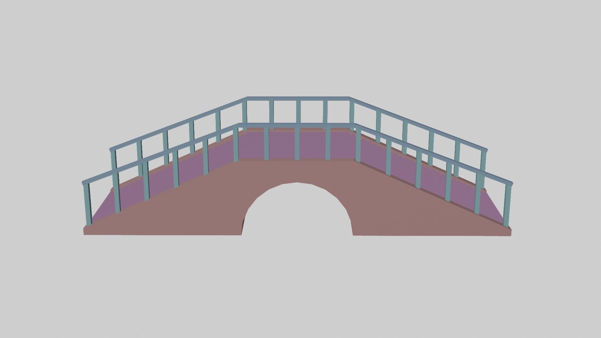 Low Poly Bridge Free low-poly 3D model_5