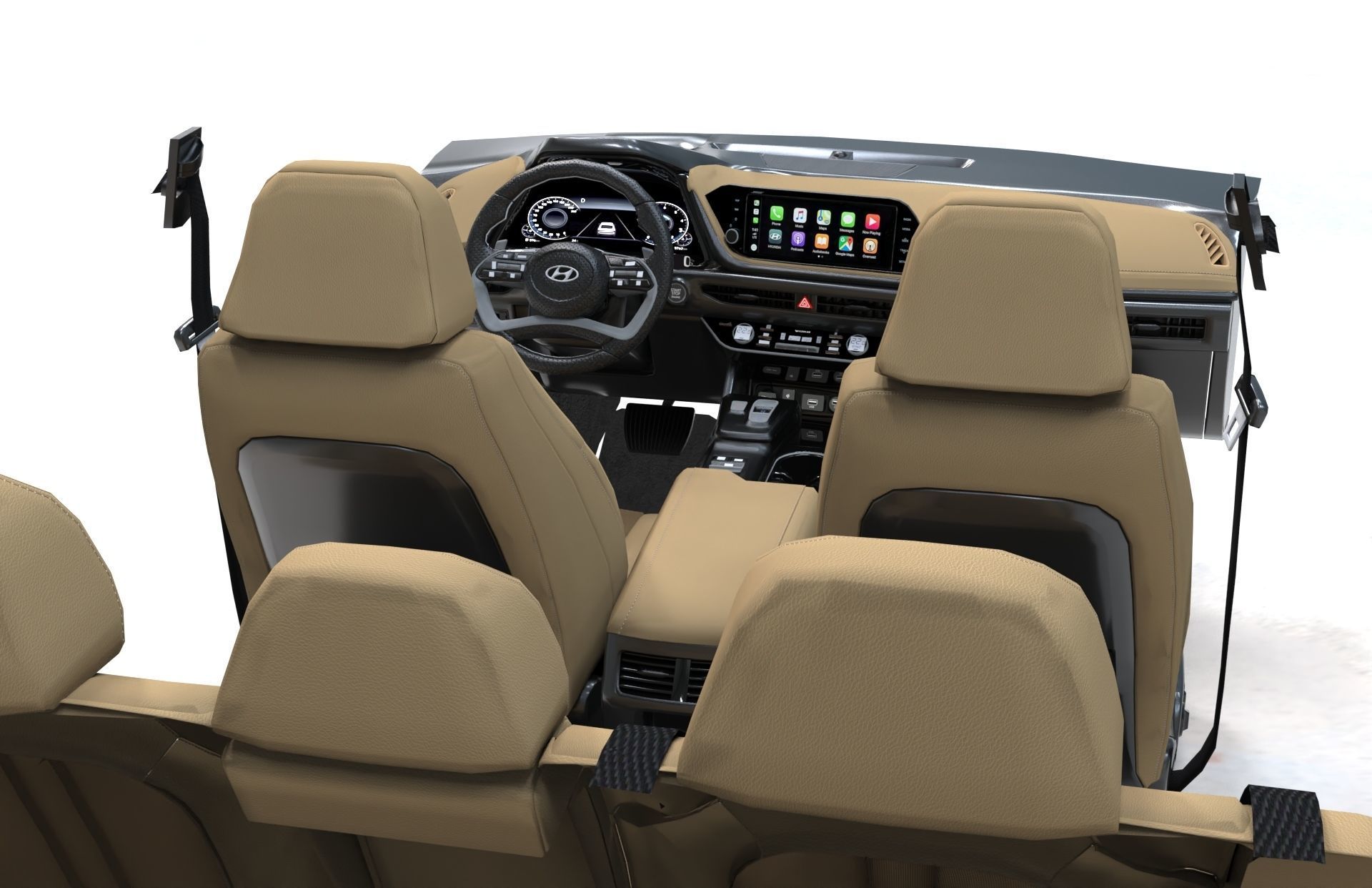 Car Interior New Design 2022 3D model_4