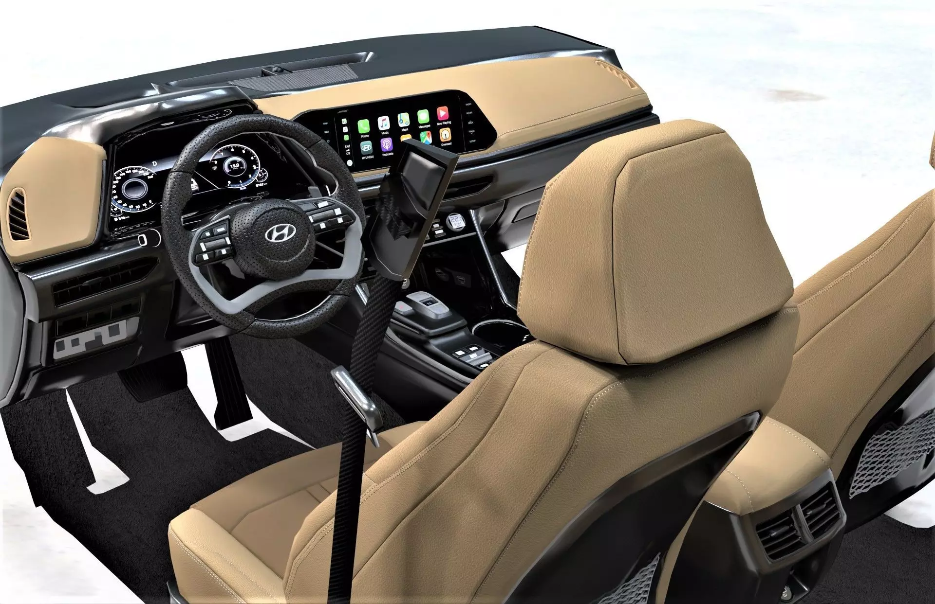 Car Interior New Design 2022 3D model_0