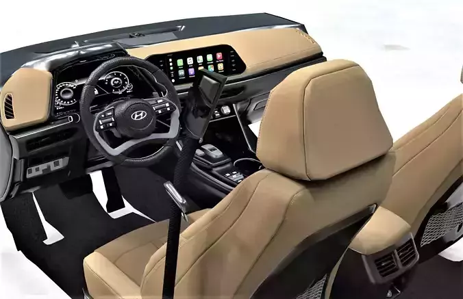 Car Interior New Design 2022 3D model