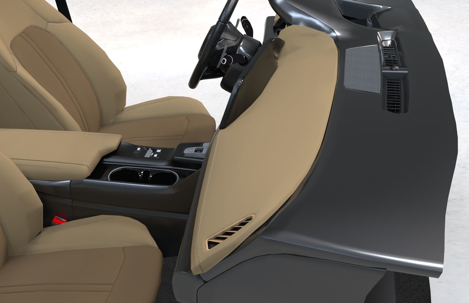 Car Interior New Design 2022 3D model_6